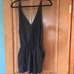 Gray romper